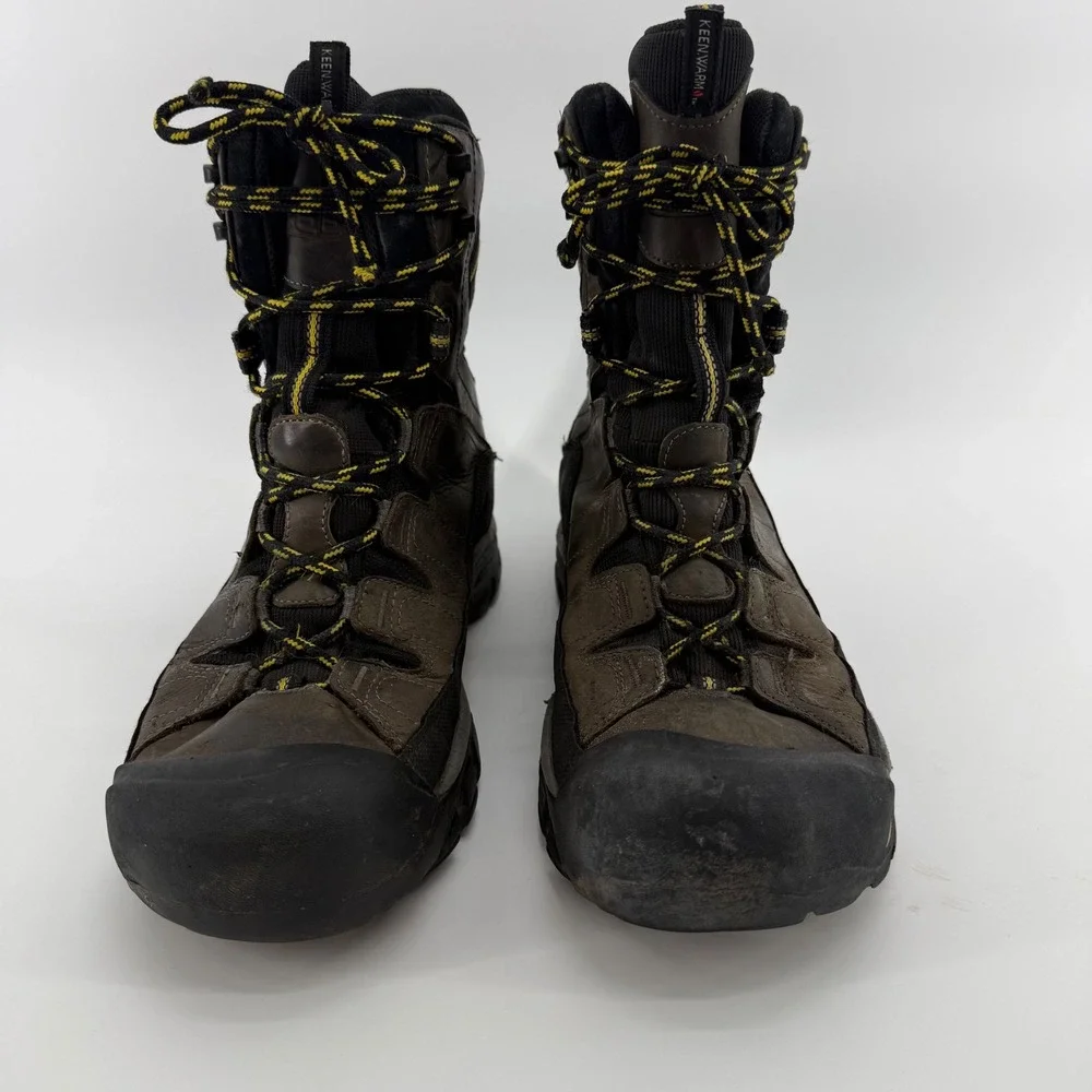 KEEN Summit County Mens‎ 11 Winter Boots Waterproof 400g Insulated Brown 1002646